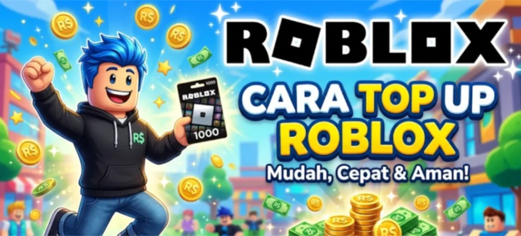 Cara top up roblox tanpa kartu kredit